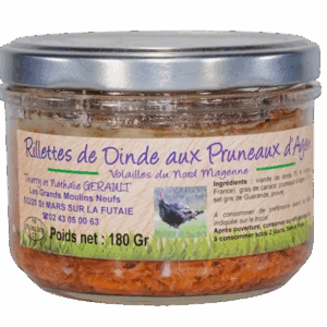 Rillettes de Dinde aux Pruneaux d'Agen