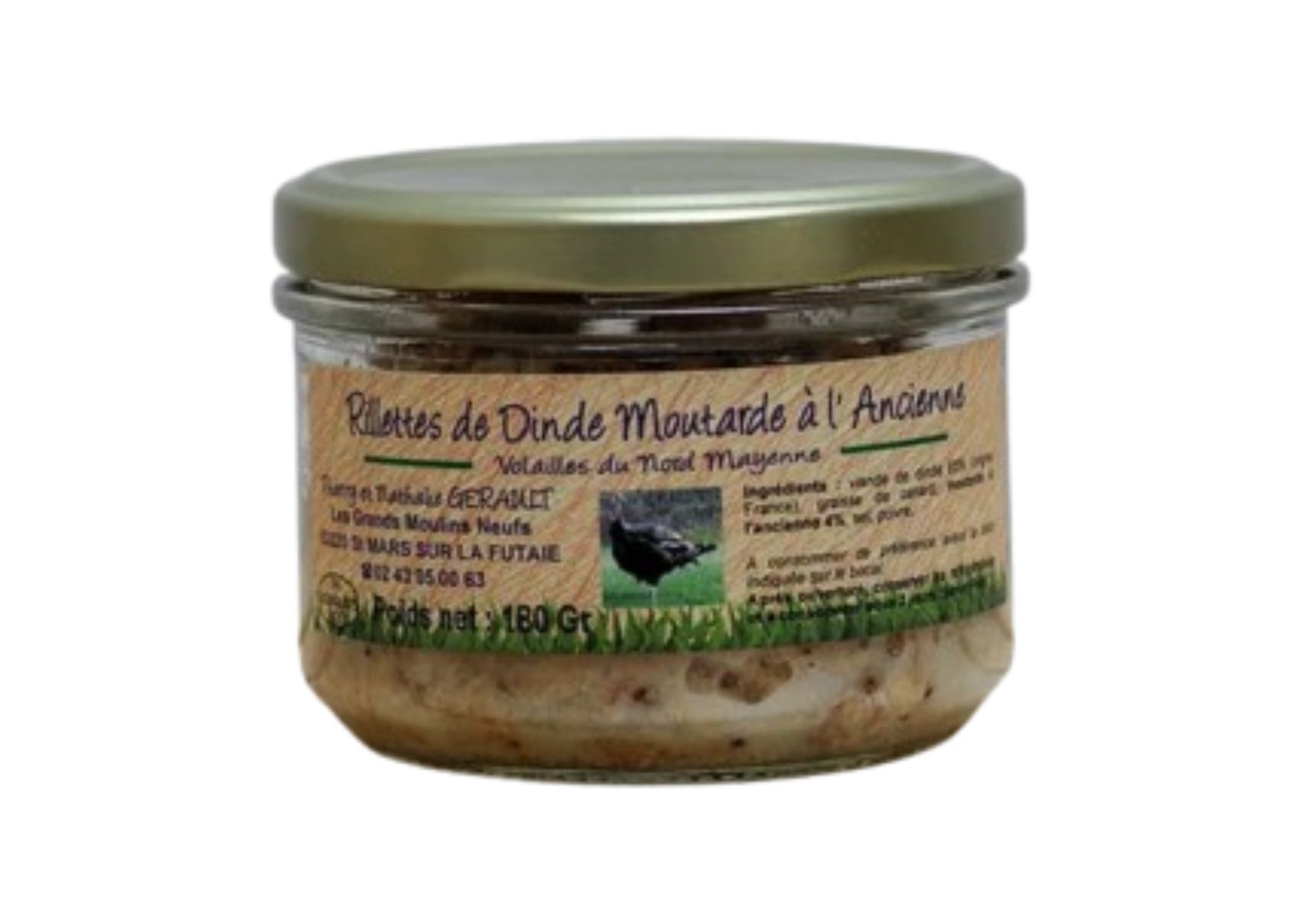 Rillettes de Dinde à la Moutarde à l’Ancienne