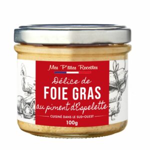 Délice de foie gras de canard au piment d'Espelette