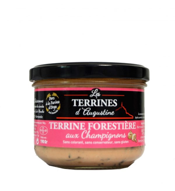 Terrine forestière aux champignons