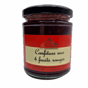 Confiture aux 4 fruits rouges