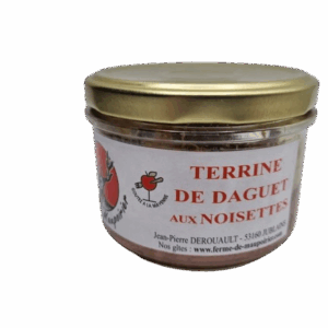 Terrine de daguet aux noisettes