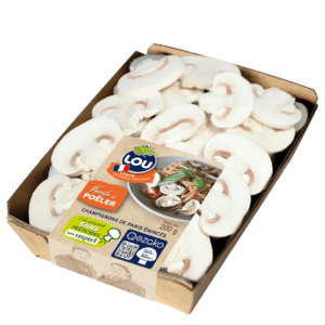 Champignons blanc émincés 200gr
